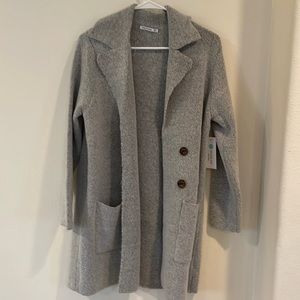 Pink Clover Sweater Coat